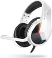 Ant Esports H1100 Pro RGB Wired Over Ear Gaming Headphones for PC / PS4 / PS5 / Xbox One / Switch1 with mic Frost White