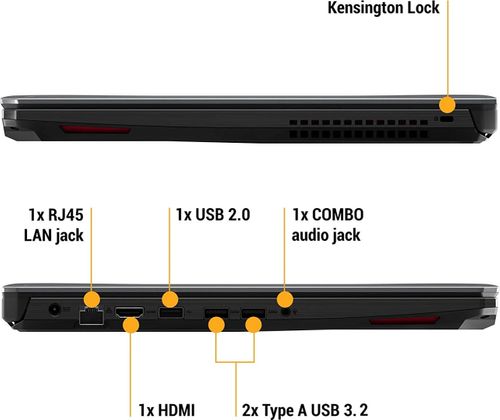 Asus TUF FX505DT-HN457T Laptop (AMD Ryzen 7/ 8GB/ 1TB 256GB SSD/ Win10/ 4GB Graph)