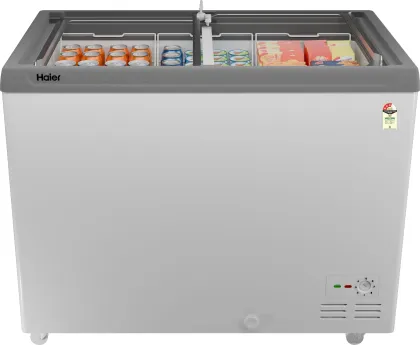 Haier HFC-325G3 295 L Double Door Glass Top Deep Freezer