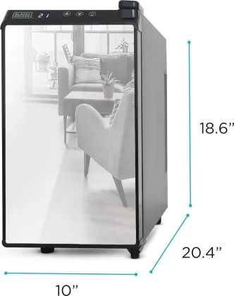 BLACK+DECKER BD60326 8 Bottle Wine Fridge