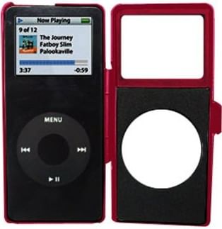 Amzer 7583 Metal Cases - Red for iPod Nano