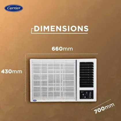 Carrier CIW19SC5R35F1 1.5 Ton 5 Star Inverter Window AC