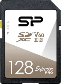 Silicon Power Superior Pro 128GB SDXC UHS-II Memory Card
