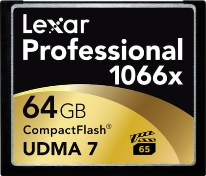 Lexar Professional 64GB Compact Flash Class 10 Memory Card (1066x)