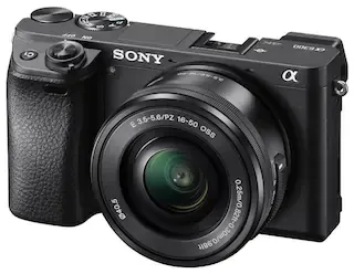 Sony α6300 + SELP1650 Sony A6300 With 16-50mm Lens (Mirrorless