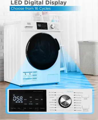 Black & Decker BFLW27MW 2.7 cu ft Fully Automatic Front Load Washer only