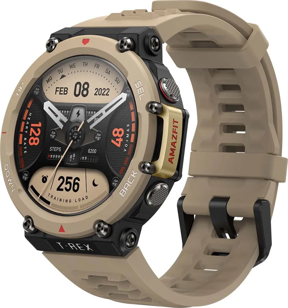 T-REX A Ⅱ Renewed) Amazfit T-Rex 2 Premium Multisport GPS Sports Watch, Real
