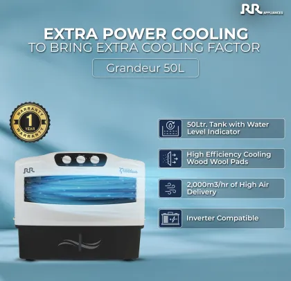 RR Grandeur 50 L Window Air Cooler