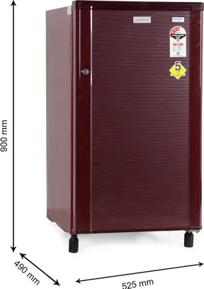 Electrolux REF EBP163BS-FDA 150 L Single Door Refrigerator (Burgundy Stripes)