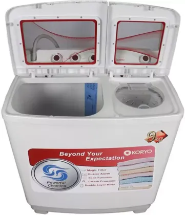 Koryo KWM9017SA 9 kg Semi Automatic Top Load Washing Machine
