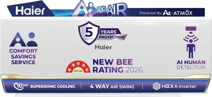 Haier HSA20DSD-GAI5NB-I 1.8 Ton 5 Star 2026 Inverter Split AC