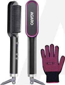 Agaro HSB2107 2 in 1 Hair Straightening Brush
