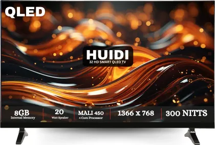 HUIDI HD4FSPRO Max 32 inch HD Ready Smart QLED TV