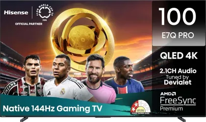 Hisense E7Q PRO Series 100 inch Ultra HD 4K Smart QLED TV (100E7Q PRO)