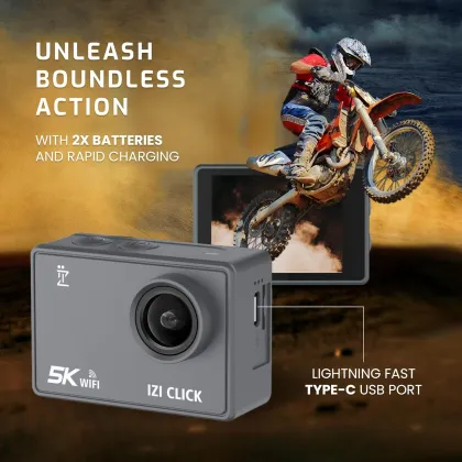 IZI Click Plus 50MP Sports and Action Camera