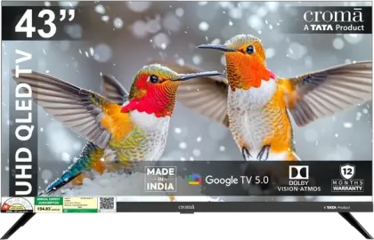 Croma CREL043UGQ331851 43 inch Ultra HD 4K Smart QLED TV