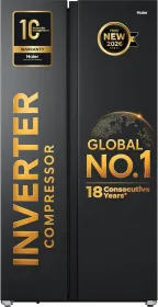 Haier HRS-615LB 540 L 3 Star Side by Side Refrigerator
