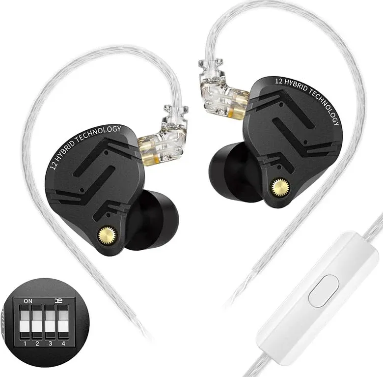 KZ ZS12 Pro X Wired Earphones (Tuning Switch) - Price in India