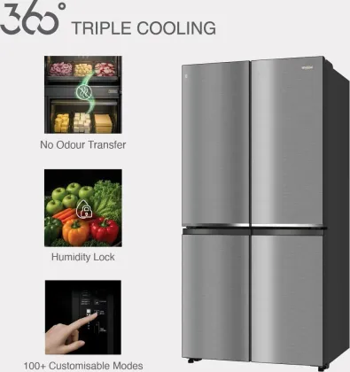 Whirlpool Luxuriem NB465436THA43C2TPM 654 L 3 Star French Door Refrigerator