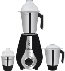 Inalsa Aarin 1000 W Mixer Grinder (3 Jars)