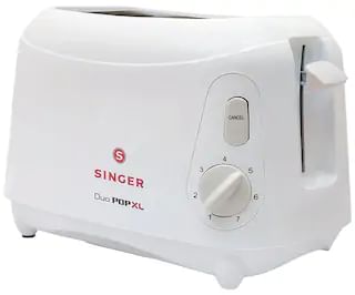 Singer Duo Pop XL 2 Slice Pop Up Toaster