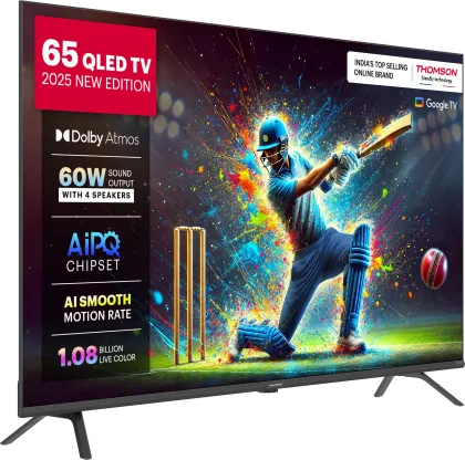 Thomson Phoenix 2025 Edition 65 inch Ultra HD 4K Smart QLED TV (65QAI1015)