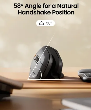 ProtoArc EM11 NL Ergonomic Vertical Wireless Mouse - image 3