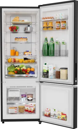 Whirlpool IFPRO BM INV CNV 370 Gravity Black-Y 312 L 3 Star Double Door Refrigerator