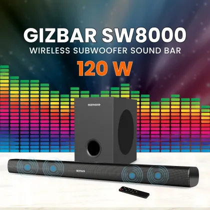 Gizmore GizBar SW8000 120W Bluetooth Soundbar