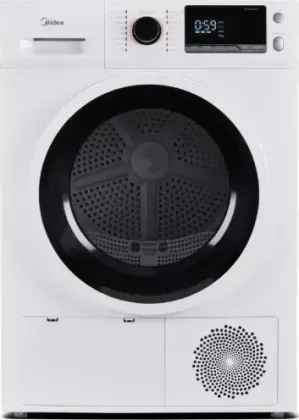 Midea MLE25H7BWW 4.4 cu ft Fully Automatic Front Load Dryer