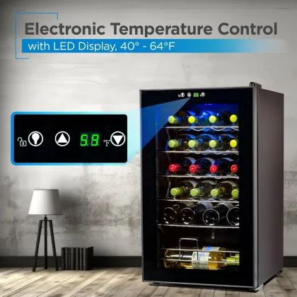 BLACK+DECKER BD61526 24 Bottle Wine Fridge