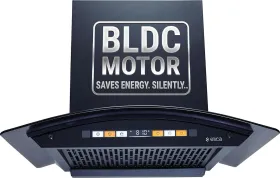 Elica WD SMART BLDC FL 600 HAC LTW MS NERO Auto Clean Wall Mounted Chimney