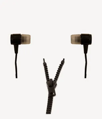 Hitech HT-Zipper Wired Headphones (Earbud)