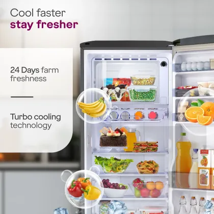 Godrej RD EMARVEL 260CN THI ST GL 238 L 3 Star Single Door Refrigerator