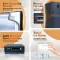 Haier HEF-333GBL-P 328 L 3 Star Double Door Refrigerator