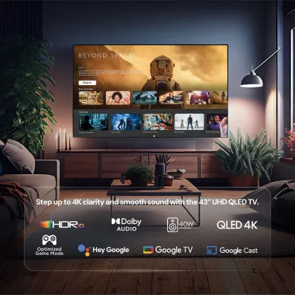 VZY X43UHQG5 43 inch Ultra HD 4K Smart QLED TV