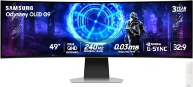 Samsung Odyssey OLED G9 G95SD LS49DG956SNXGO 49 inch Dual QHD Gaming Monitor