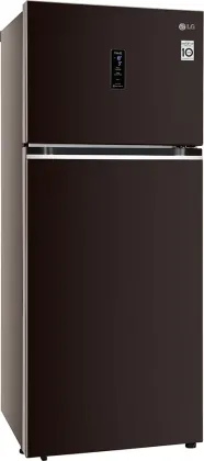 LG GL-T422VRSX 423L 3 Star Double Door Refrigerator