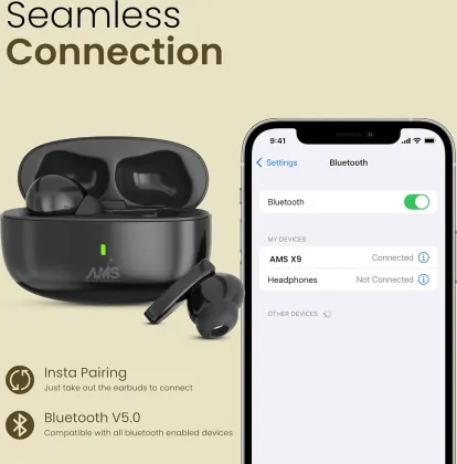 AMS Ultra Series X-9 True Wireless Earbuds
