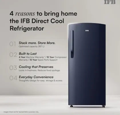 IFB IFBDC-213BXCSE 187 L 2 Star Single Door Refrigerator