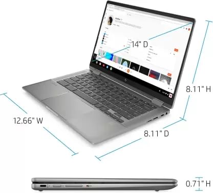 HP 14c-cc0009TU Laptop (11th Gen Core i3/ 8GB/ 256GB SSD/ Chrome OS)