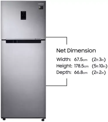 Samsung RT42M553ESL 415 L 4-Star Frost Free Double Door Refrigerator
