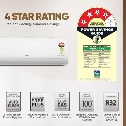 LG US-Q19JNYE 1.5 Ton 4 Star 2025 Inverter Split AC