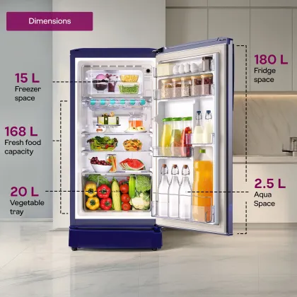 Godrej RD R190CN THF 183 L 3 Star Single Door Refrigerator