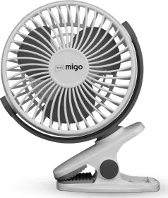 Impex CF4 100 mm 3 Blade Rechargeable Clip Fan