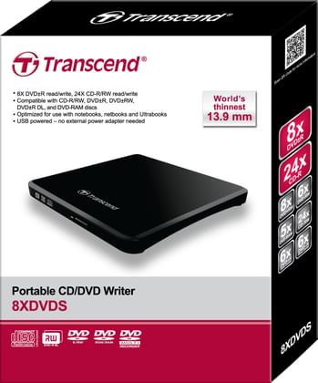 Transcend TS8XDVDS-K External DVD Writer