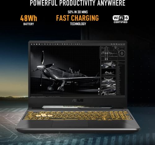 Asus TUF Gaming F15 FX506HF-HN077WS Gaming Laptop (11th Gen Core i5/ 8GB/ 512GB SSD/ Win11/ 4GB Graph)