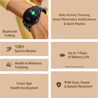 boAt Chrome Horizon Smartwatch