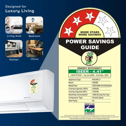 Cruise CWCVBM-VQ1D243 2 Ton 3 Star 2026 Inverter Split AC