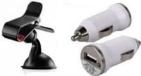 Combo Of Mobile Holder & Car Charger | Flat 65% OFF